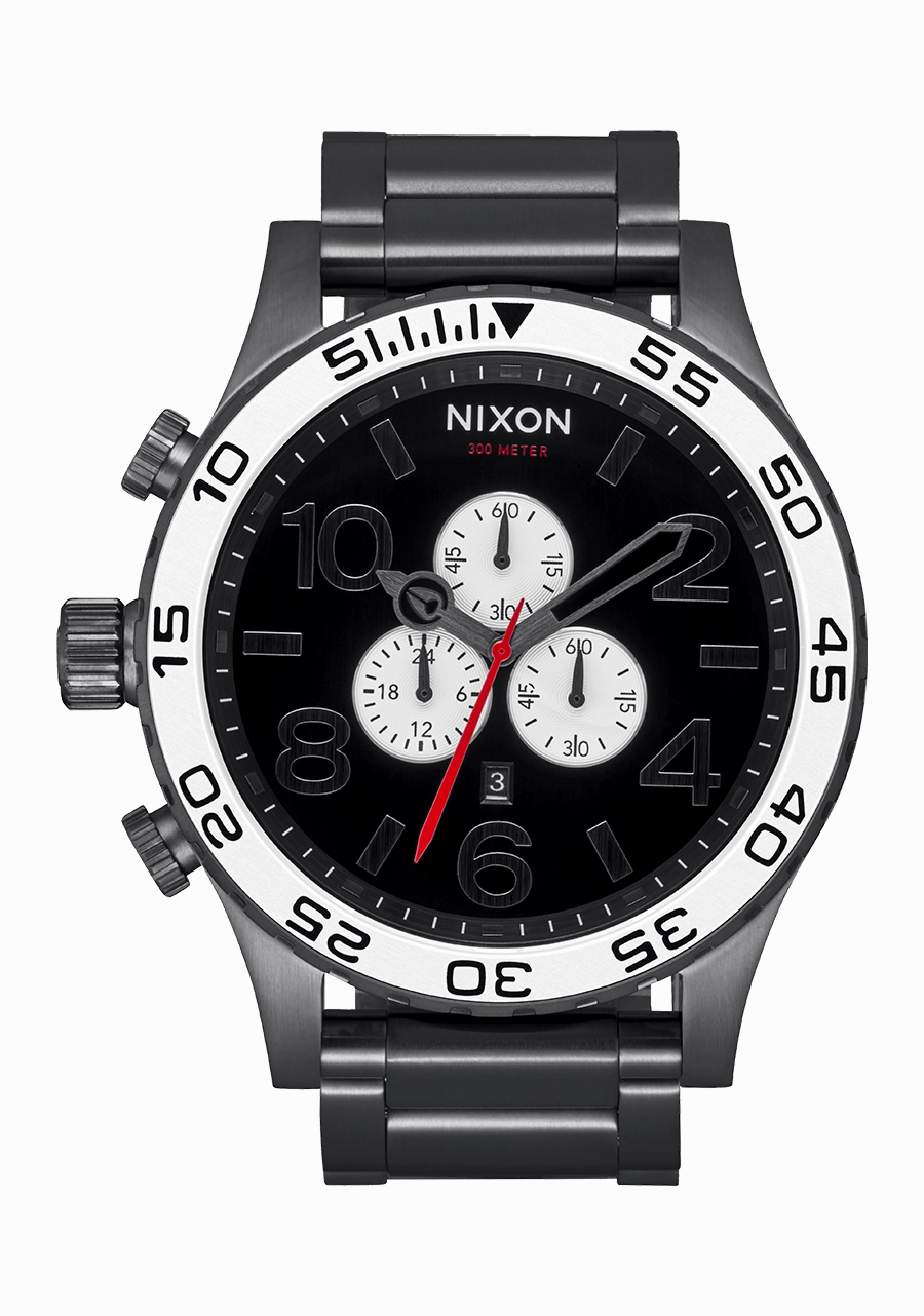 51-30 Chrono - Black / White / Gunmetal