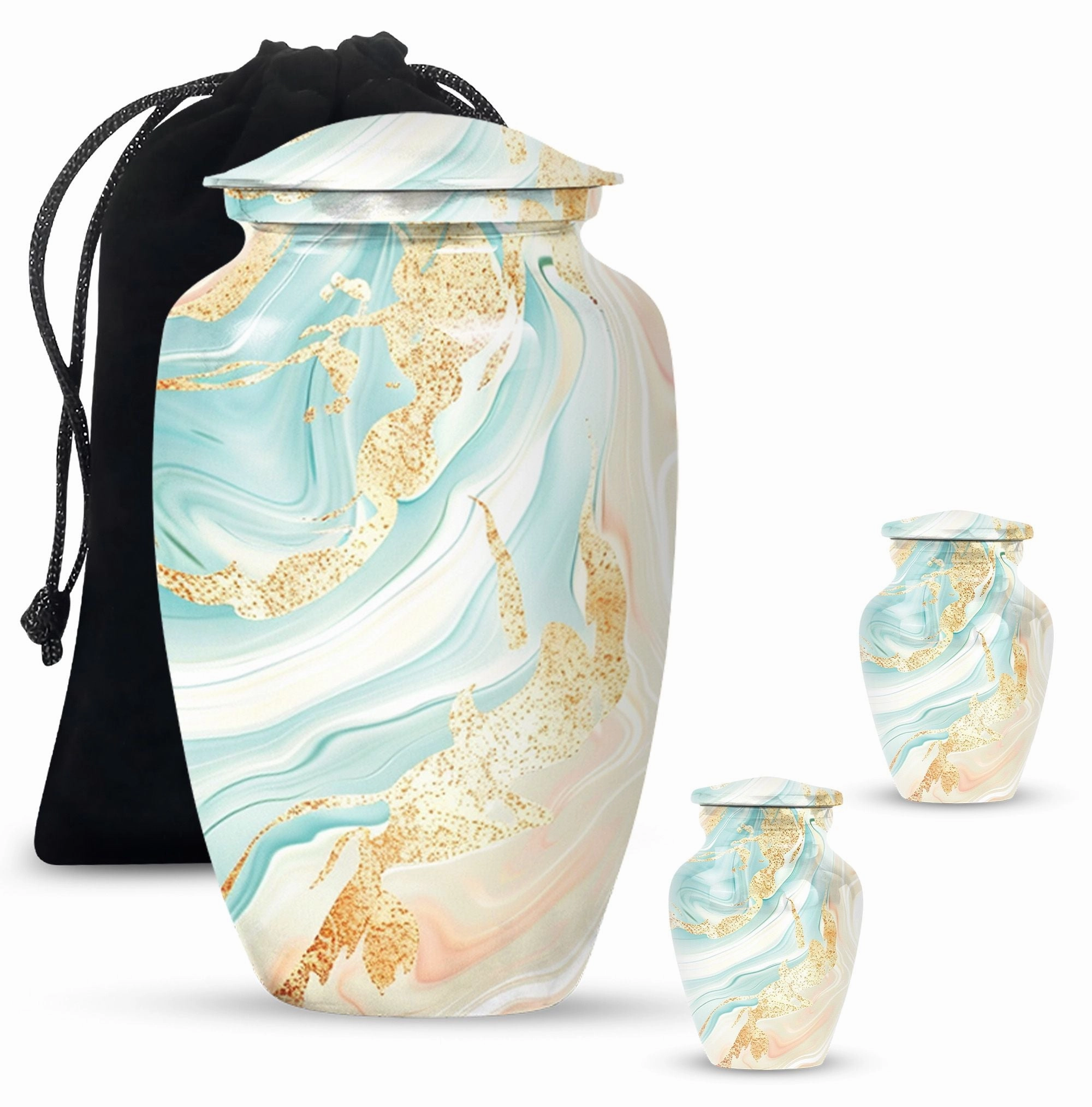 Abstract Urn Essence: Classic and Timeless Decorative Funeral Urn