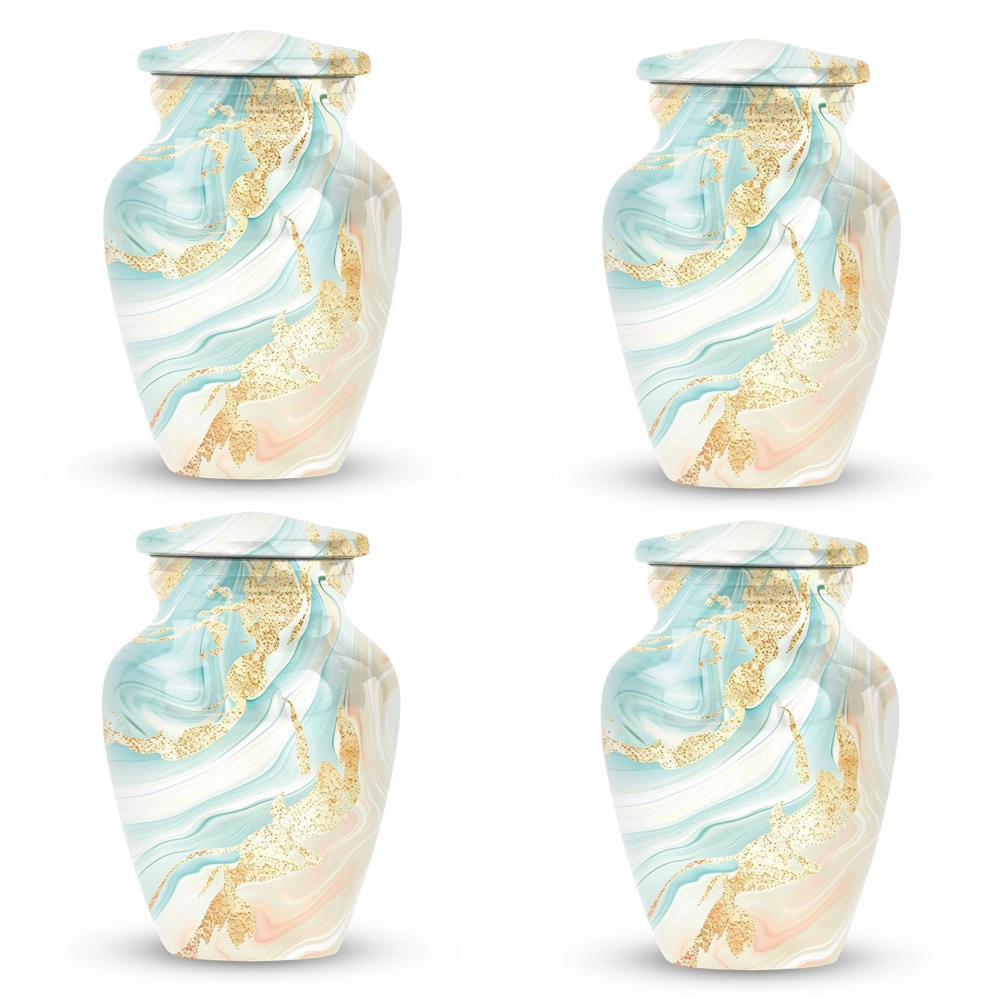 Abstract Urn Essence: Classic and Timeless Decorative Funeral Urn