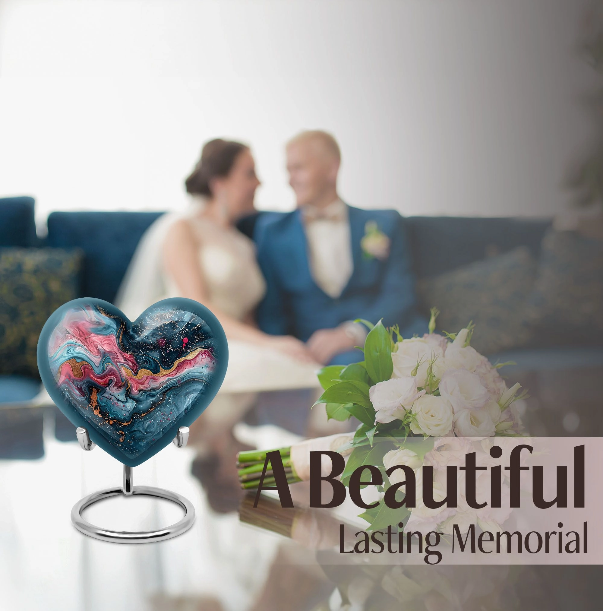 Abstract Urn: Timeless Memorial Cremation Vessel for Lasting Memories