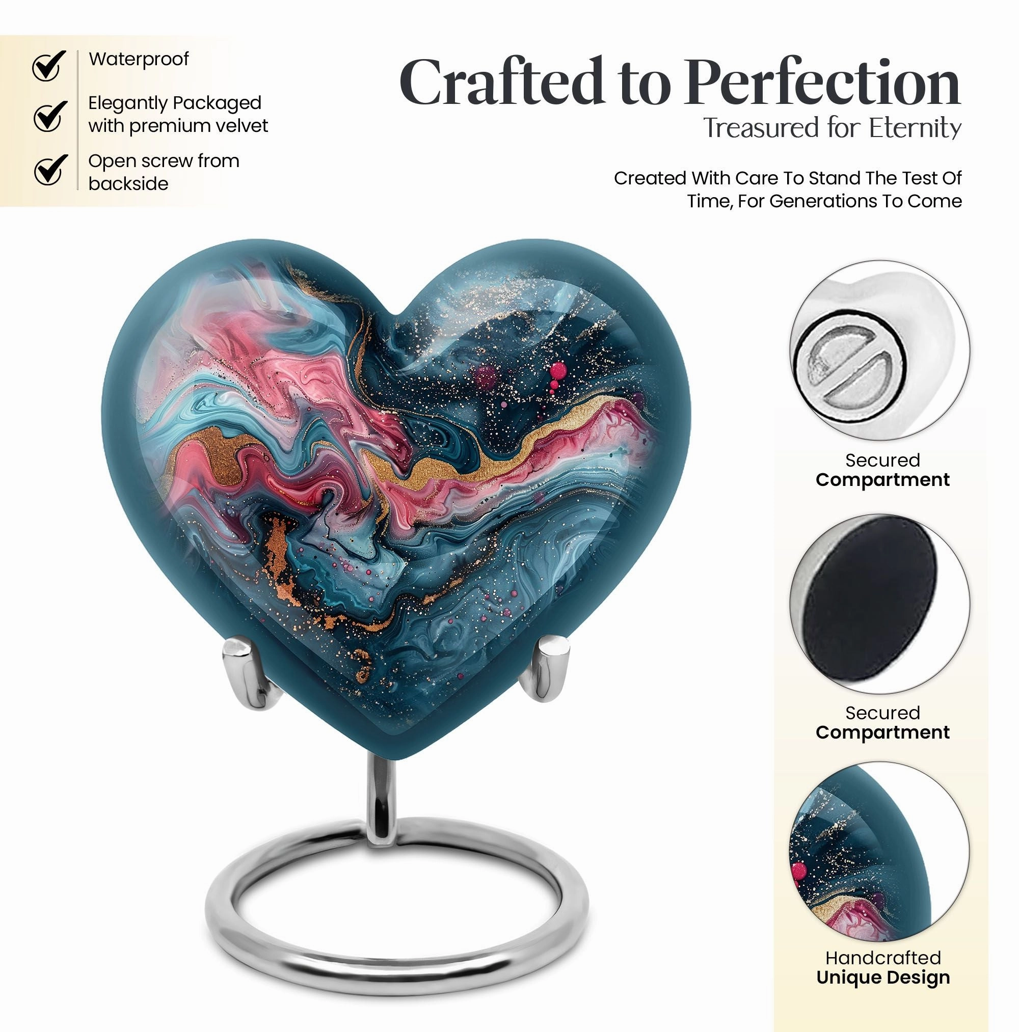 Abstract Urn: Timeless Memorial Cremation Vessel for Lasting Memories