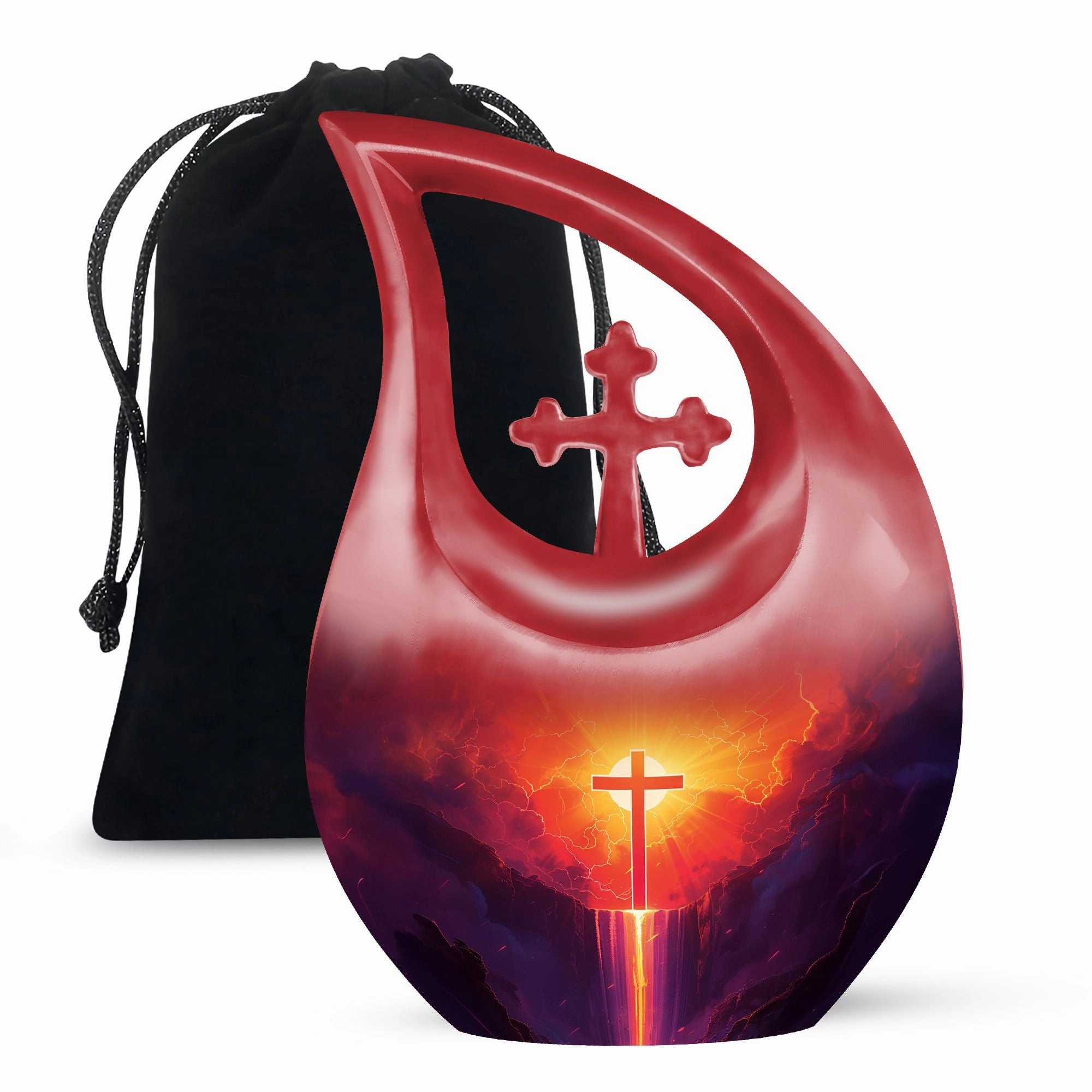 Affordable Cross Urn - A Timeless Memorial Tribute