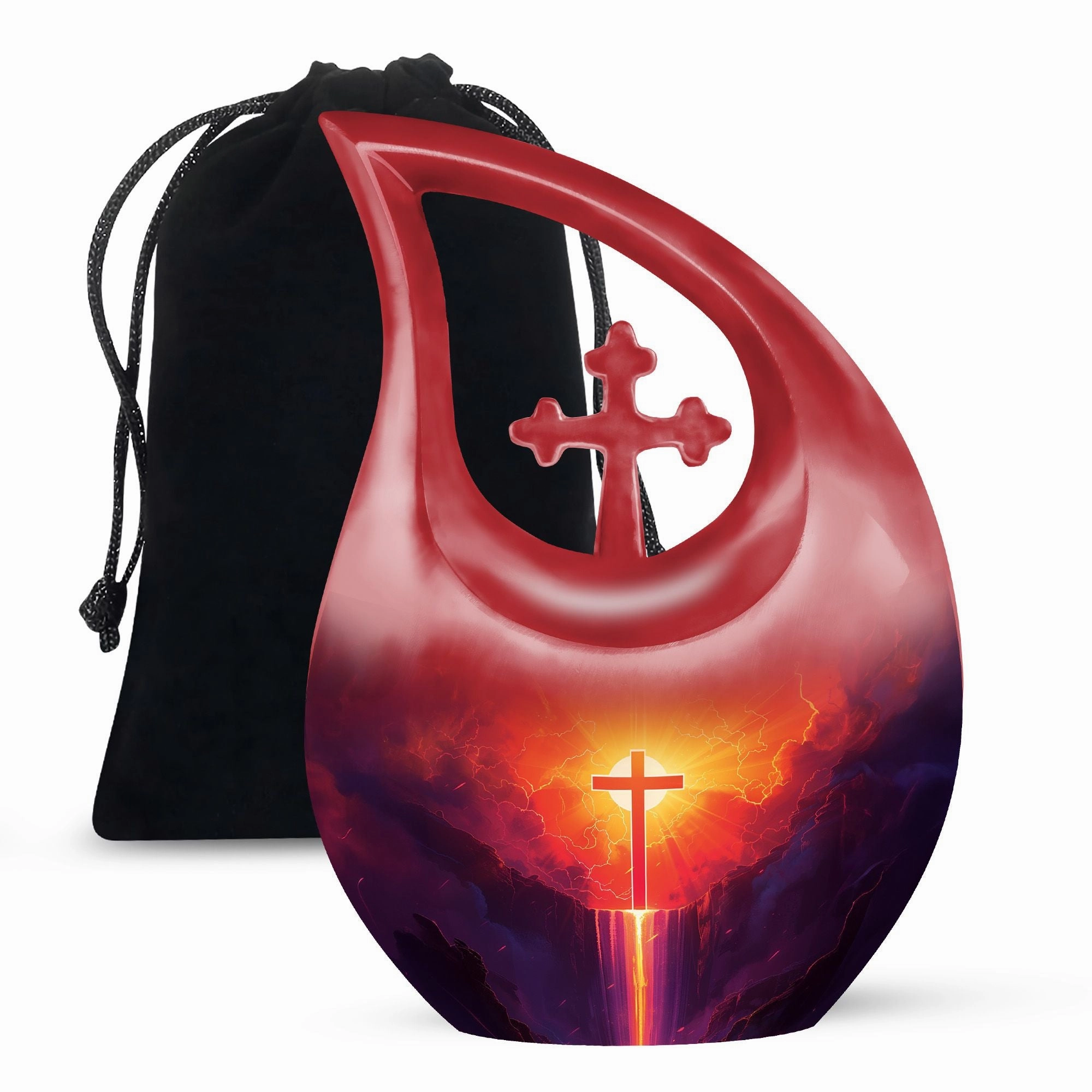 Affordable Cross Urn - A Timeless Memorial Tribute