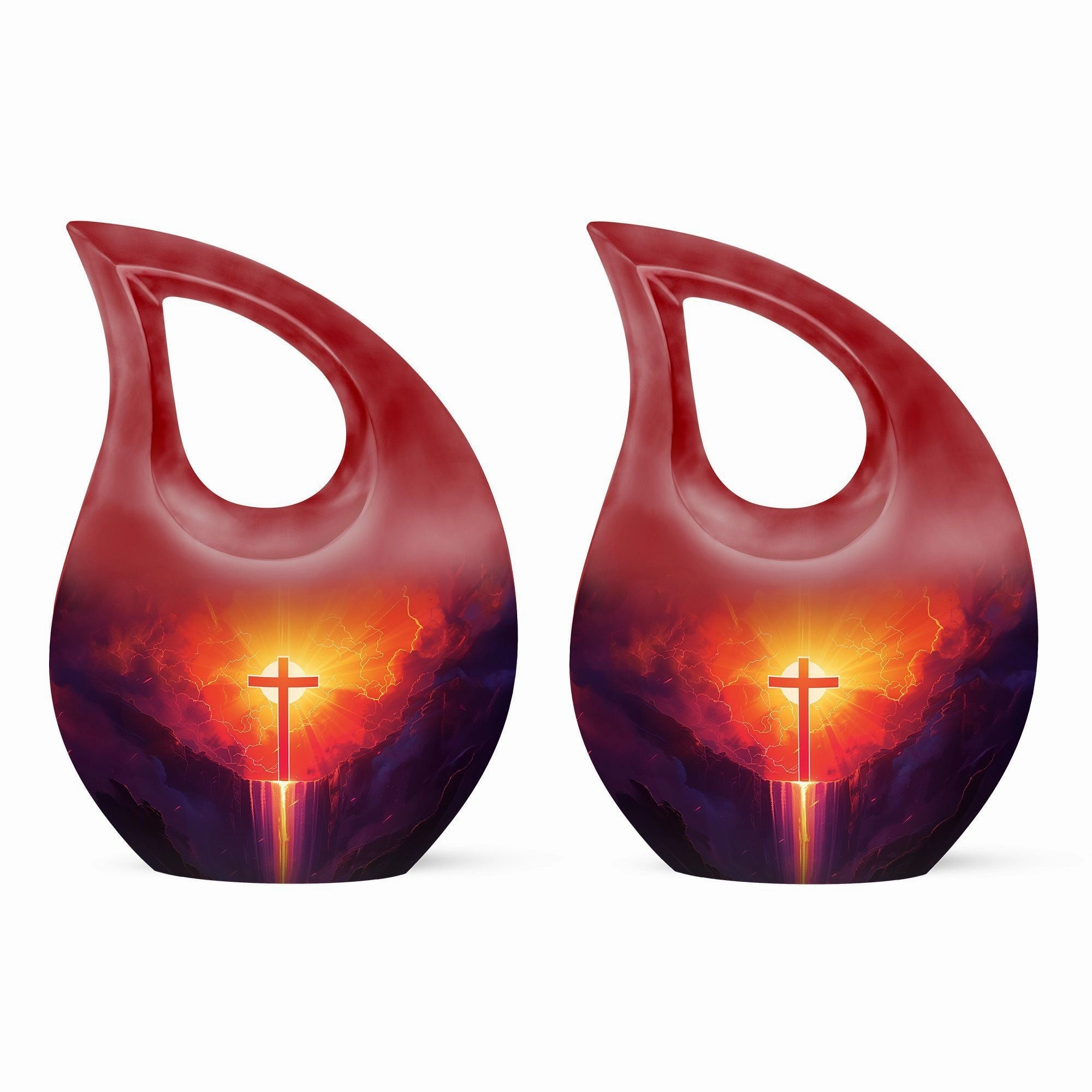 Affordable Cross Urn - A Timeless Memorial Tribute