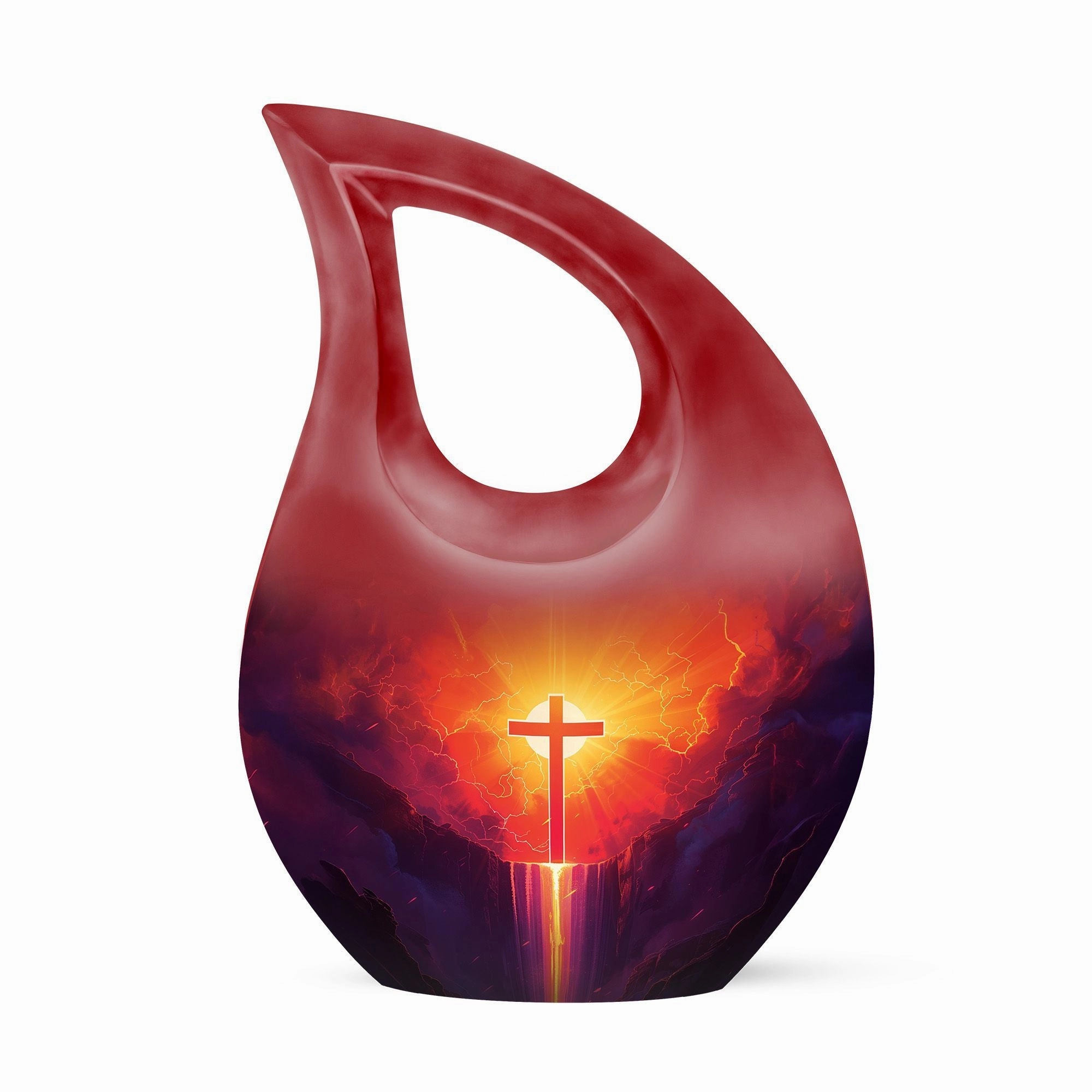 Affordable Cross Urn - A Timeless Memorial Tribute