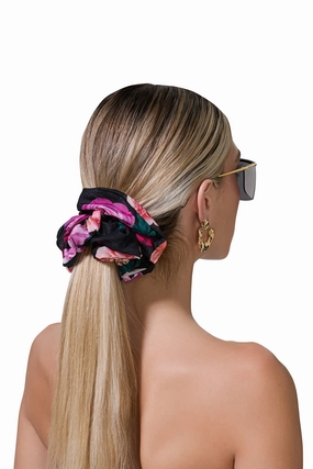 AFRM Oversized Scrunchie - Midnight Rose