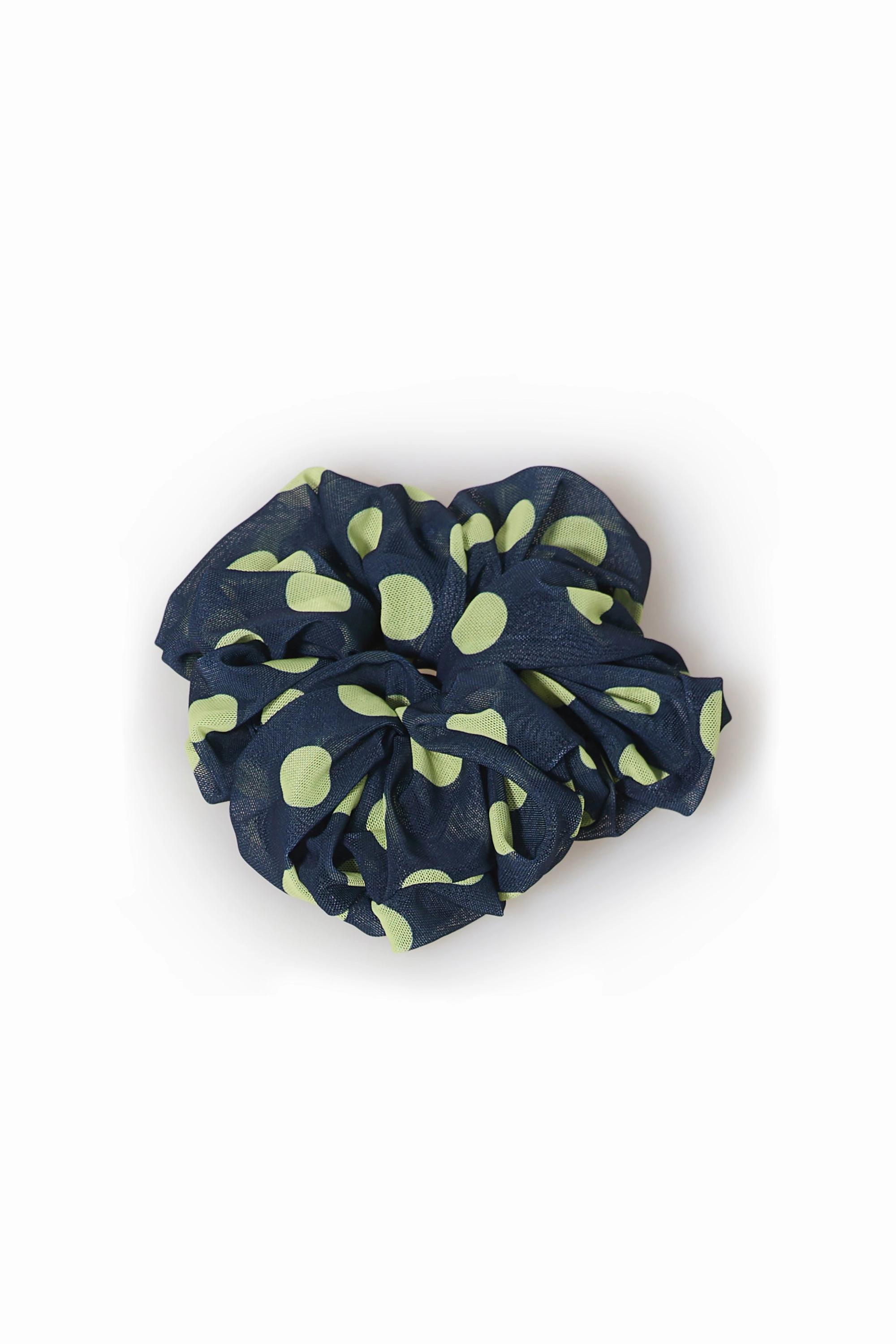 AFRM Oversized Scrunchie - Navy Dot
