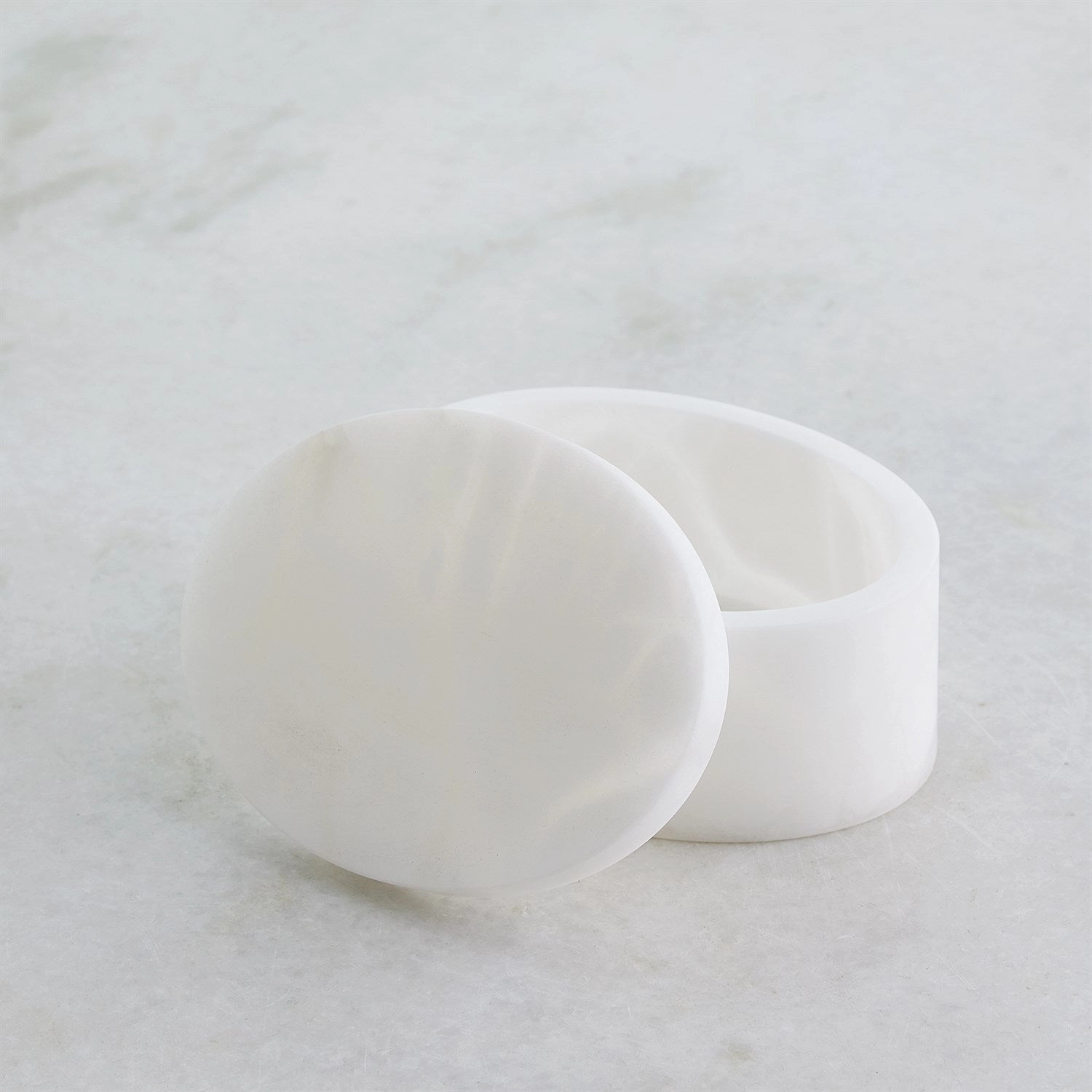 Alabaster Oval Box