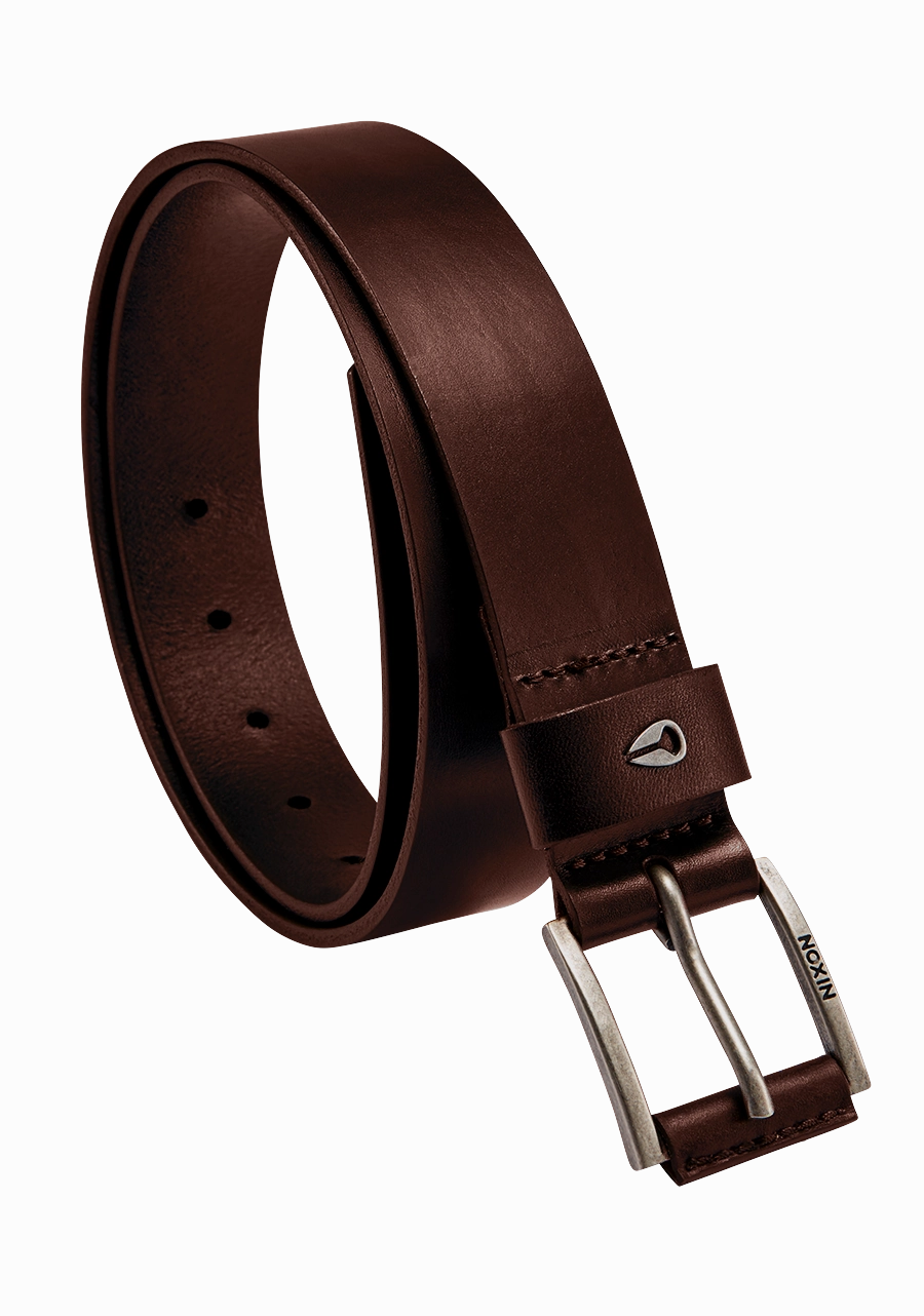 Americana Leather Belt - Dark Brown