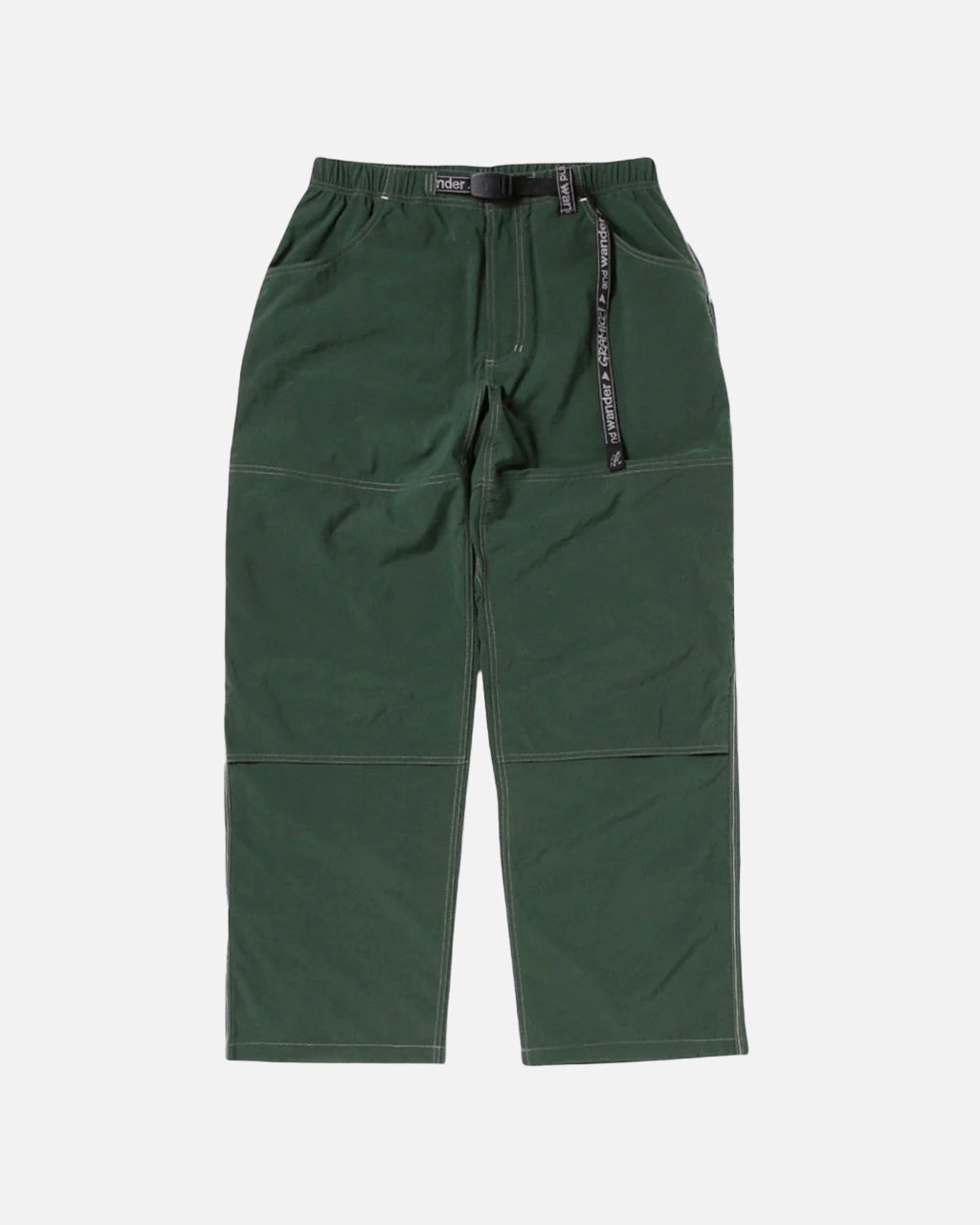 and wander x Gramicci Nylon Double Knee Pant Green