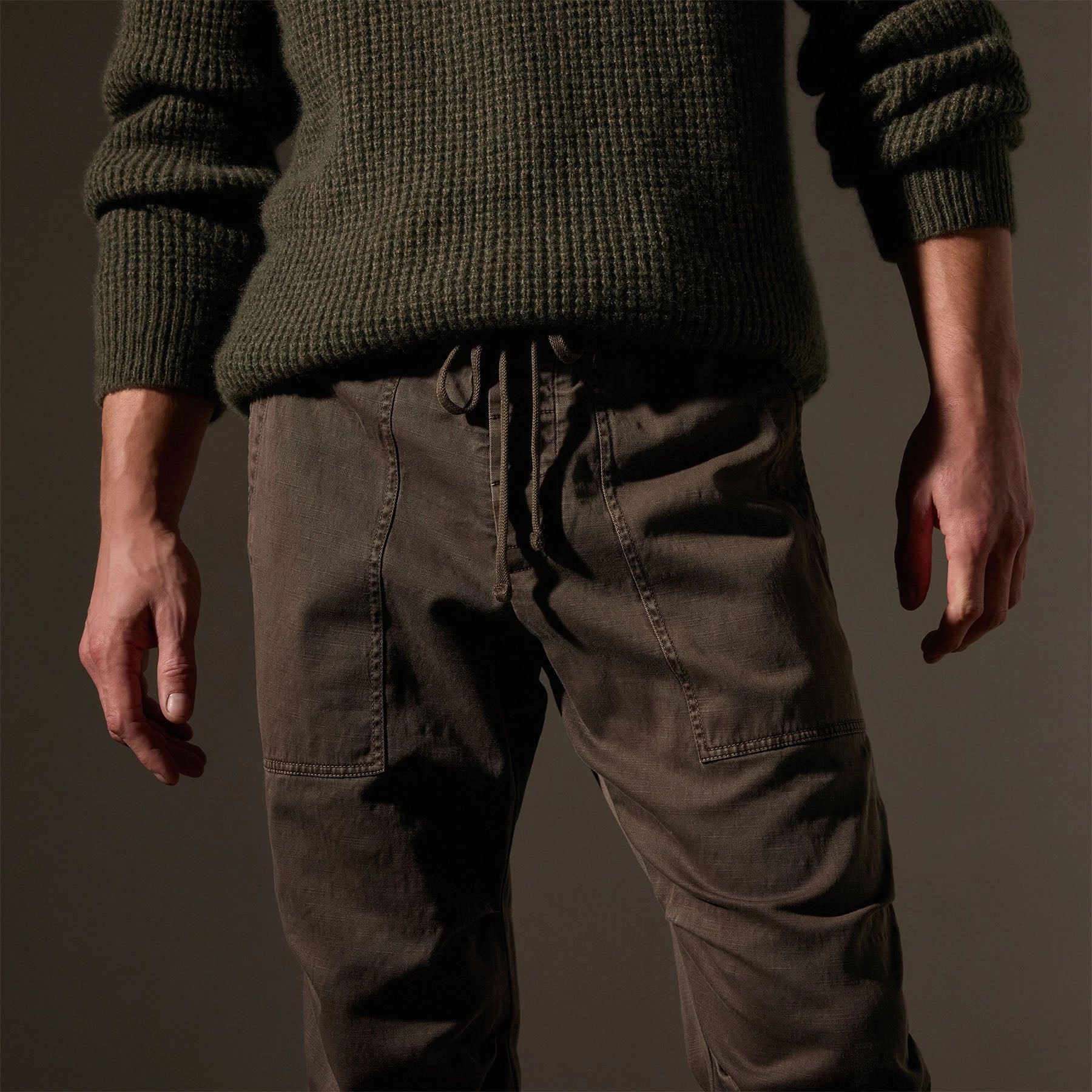 Army Cotton Slub Utility Pant - Loam Pigment