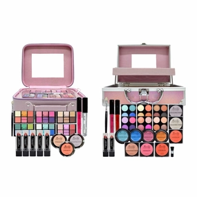 Beauty Buddy Makeup Train Case   Kit Value Gift Set (2 Items)