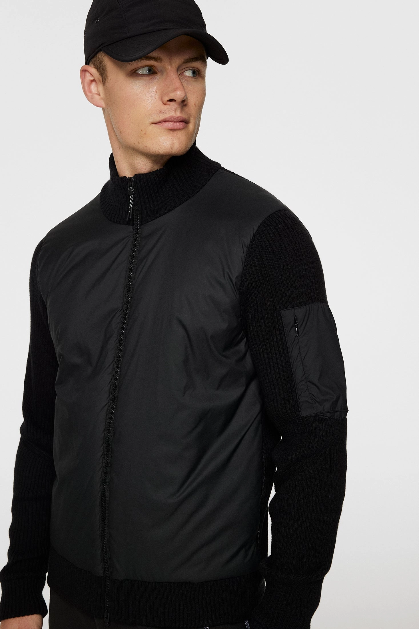 Beck Knitted Hybrid Jacket