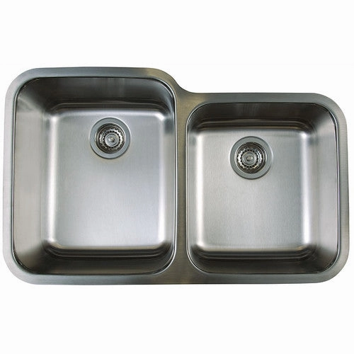 Blanco BL441023 Stellar 1-3/4-Inch Bowl Undermount Sink, Refined Brushed