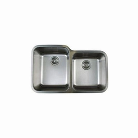 Blanco BL441023 Stellar 1-3/4-Inch Bowl Undermount Sink, Refined Brushed