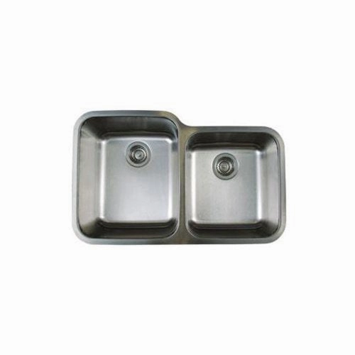 Blanco BL441023 Stellar 1-3/4-Inch Bowl Undermount Sink, Refined Brushed
