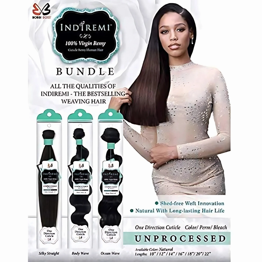Bobbi Boss IndiRemi 100% Unprocessed Virgin Remy Bundles - Bone Straight