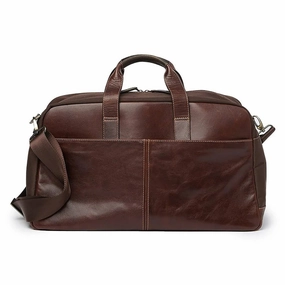 Boconi Garth Commuter Leather Duffle Bag