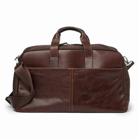 Boconi Garth Commuter Leather Duffle Bag