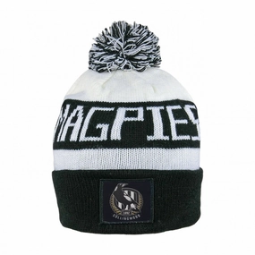 Burley Sekem Collingwood Magpies AFL YOUTH Beanie