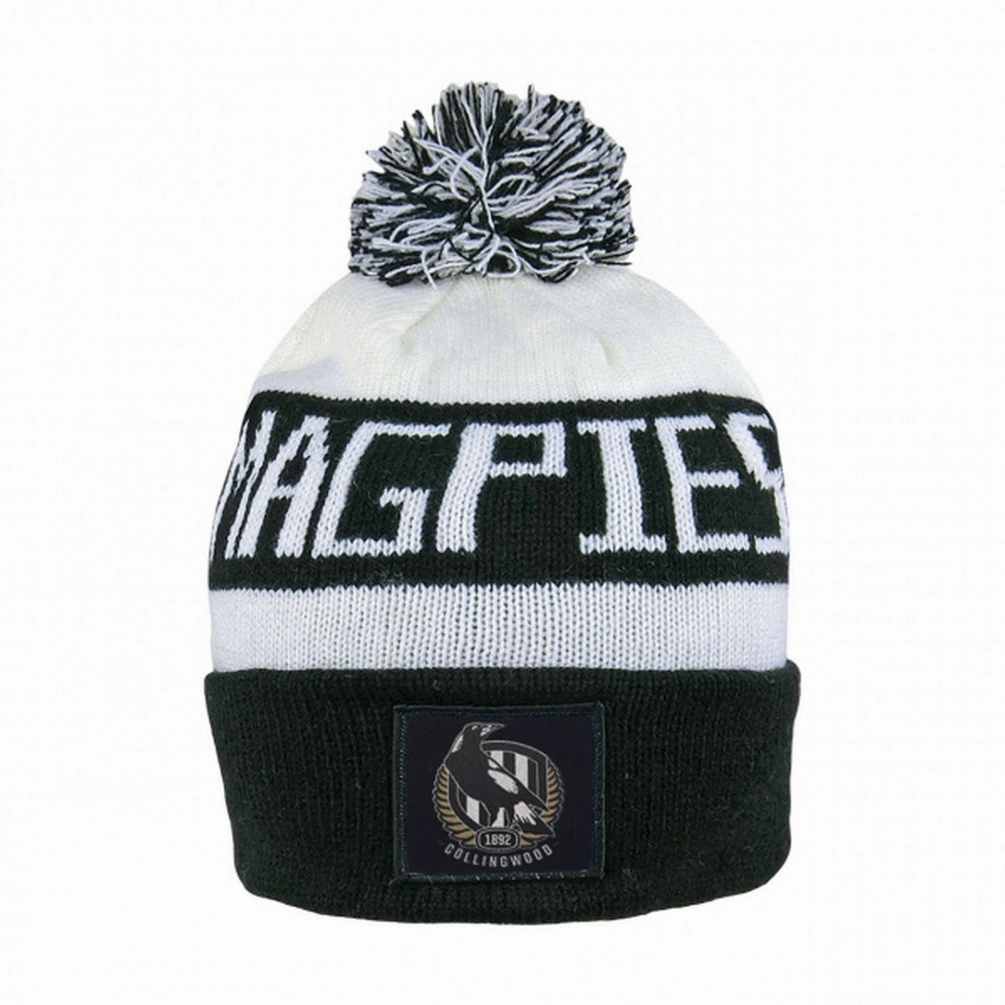 Burley Sekem Collingwood Magpies AFL YOUTH Beanie
