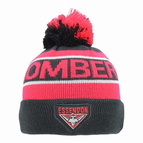Burley Sekem Essendon Bombers AFL YOUTH Beanie