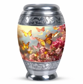 Butterflies Garden: Timeless Memorial Cremation Urn