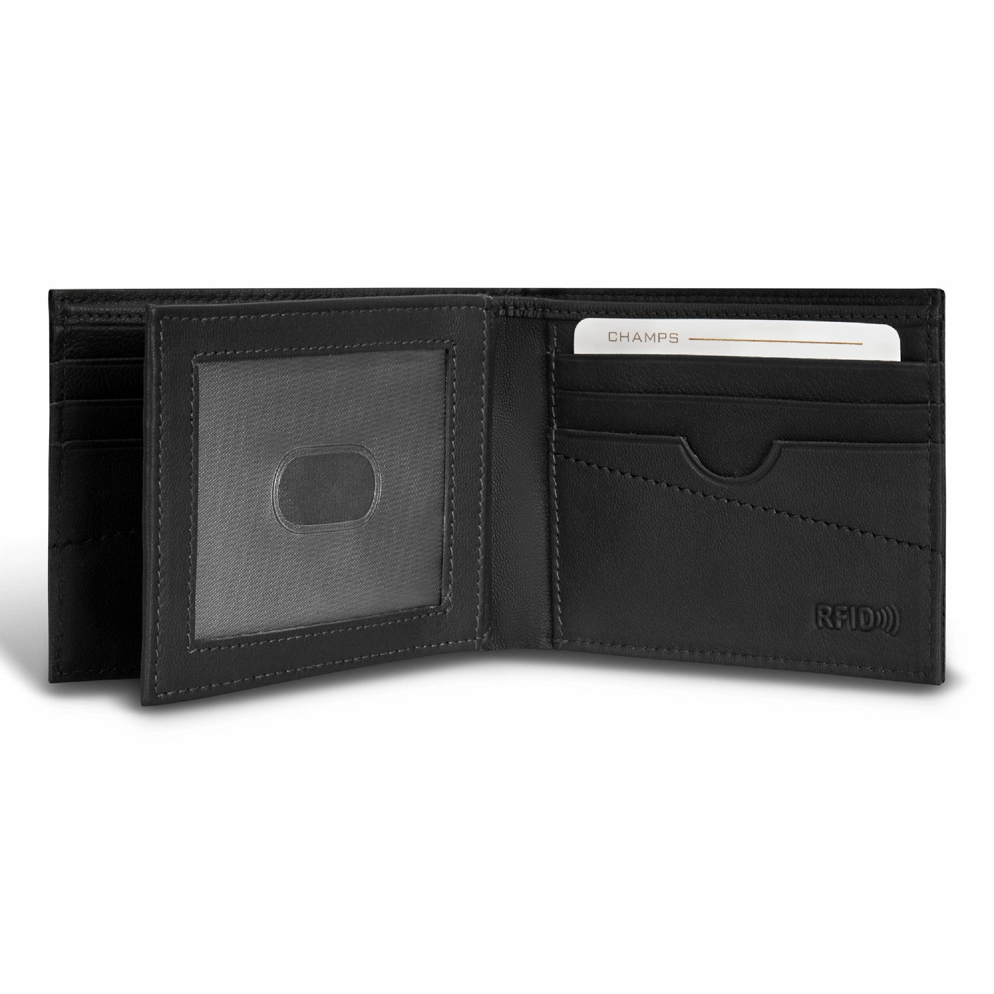 Camo / Leather Center Wing Wallet *Drop Ship*