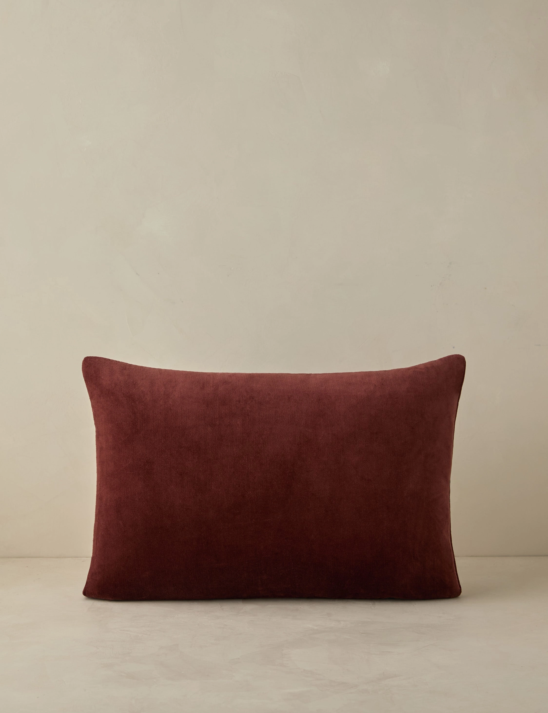 Carmine Velvet Pillow
