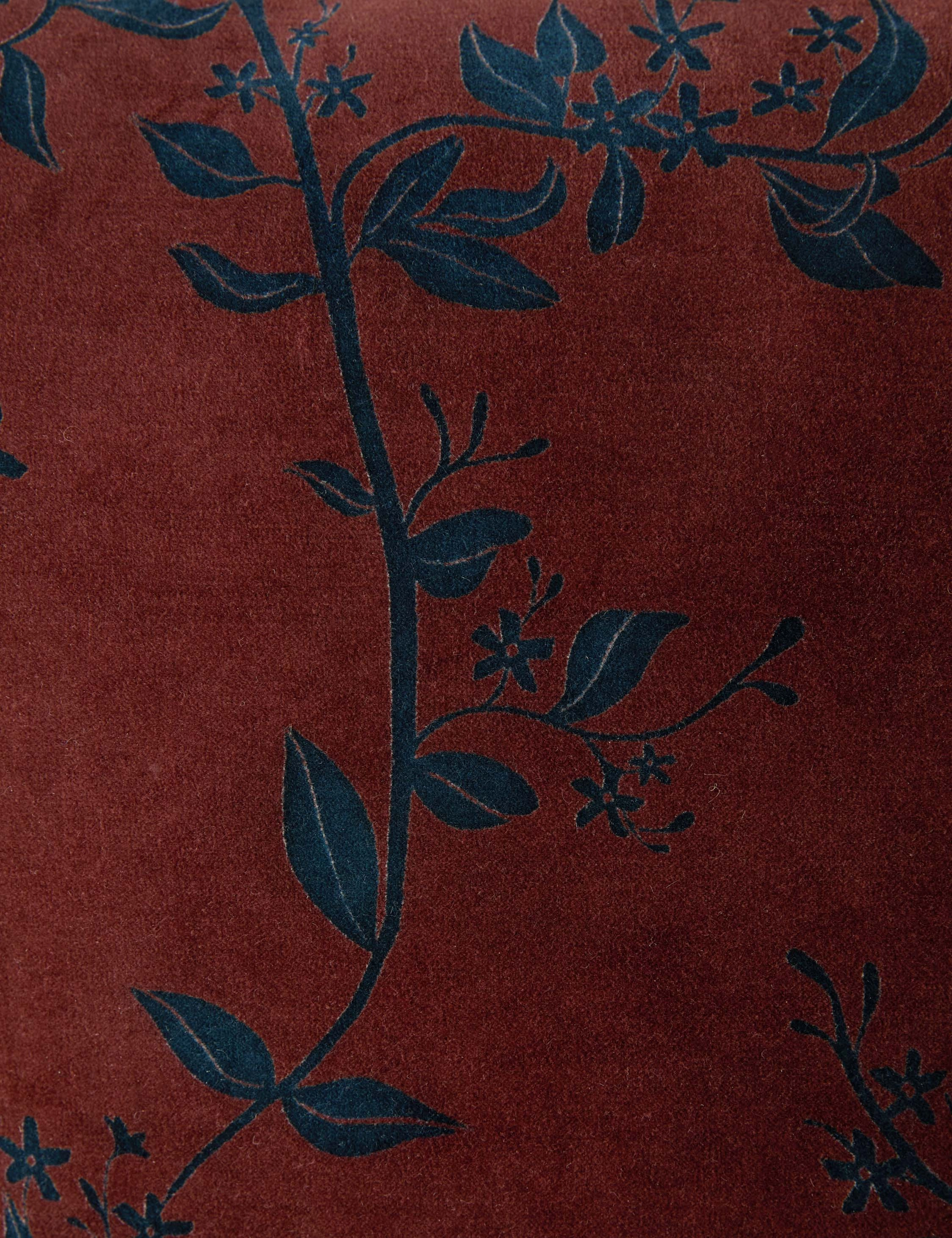Carmine Velvet Pillow