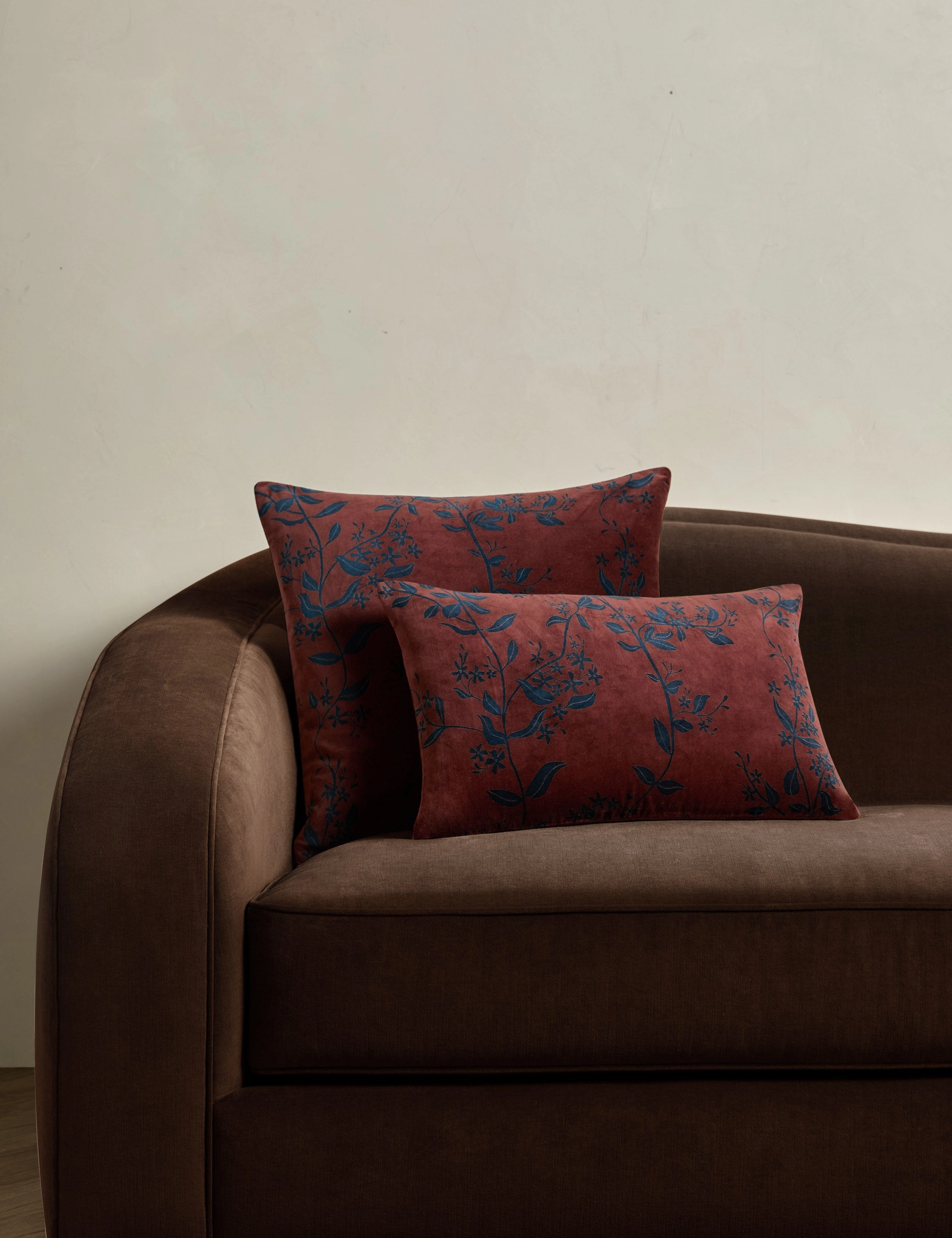 Carmine Velvet Pillow