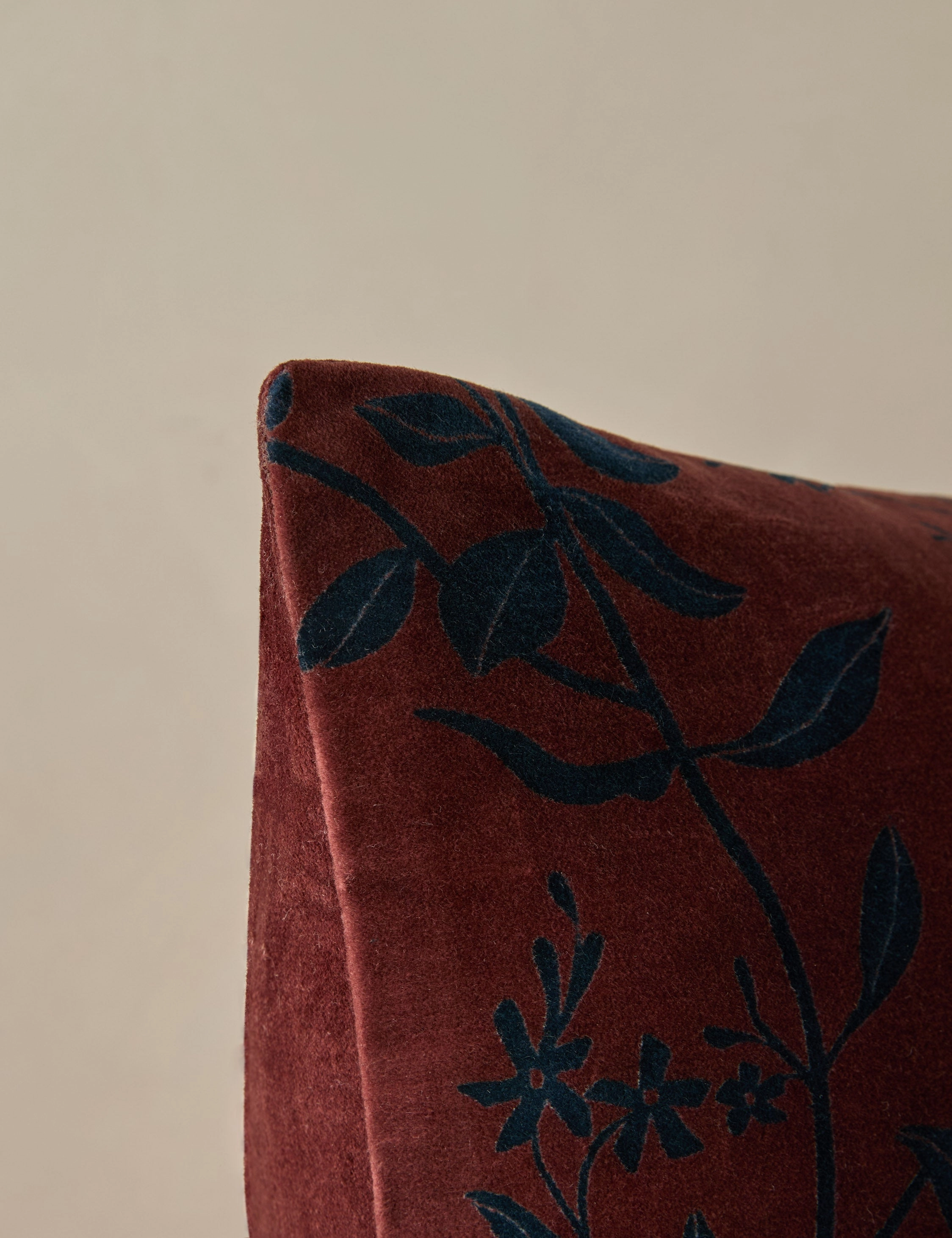 Carmine Velvet Pillow
