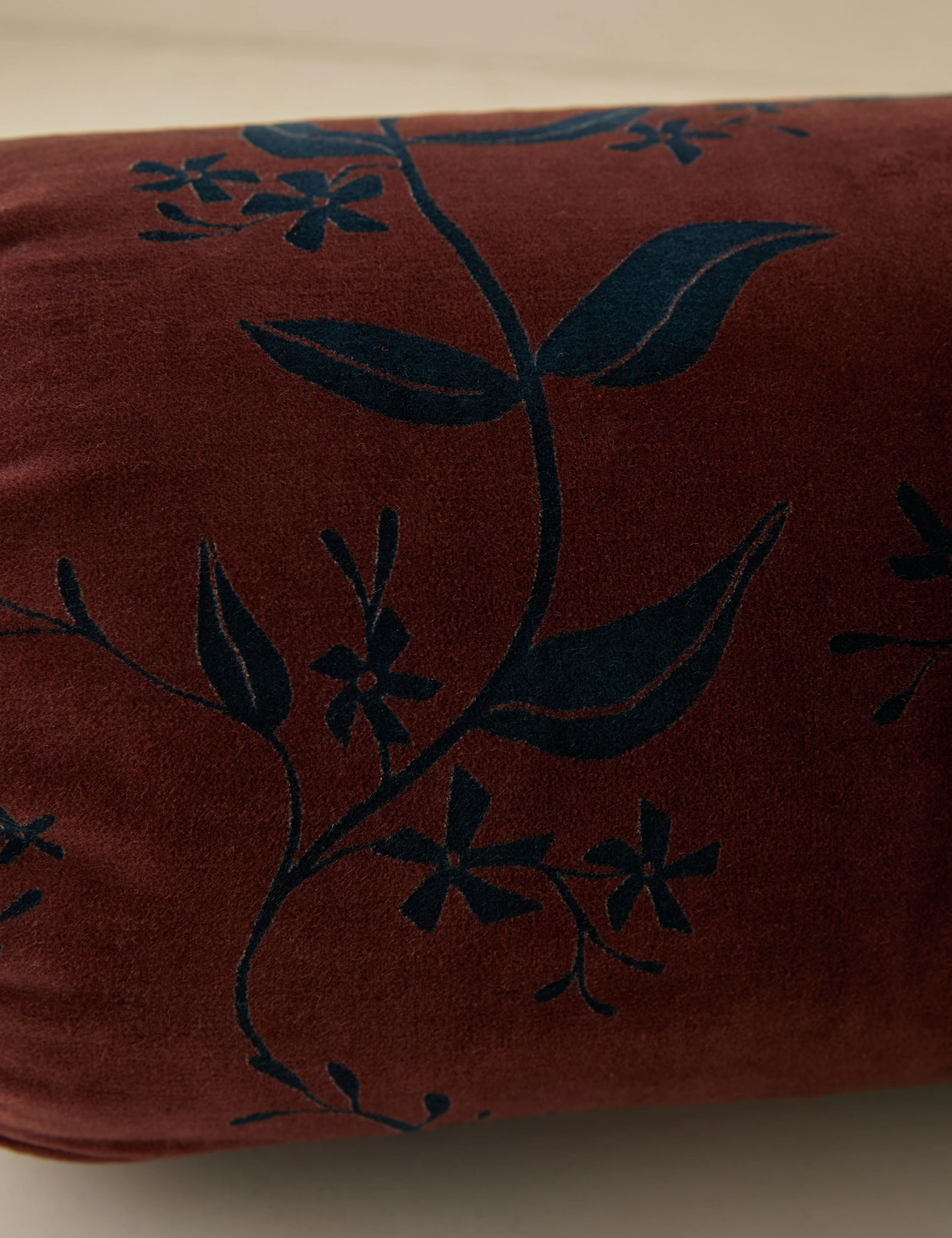 Carmine Velvet Pillow