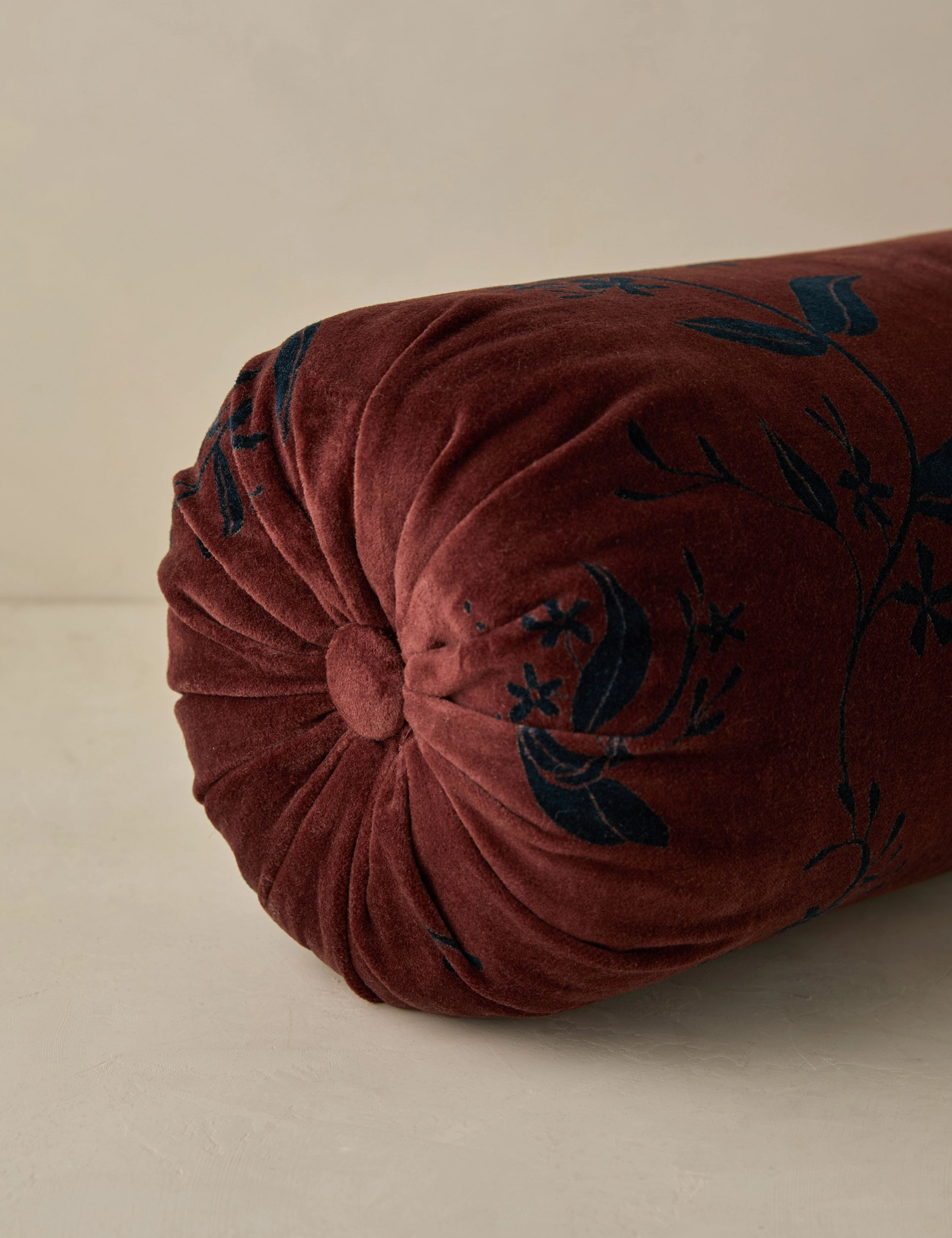 Carmine Velvet Pillow