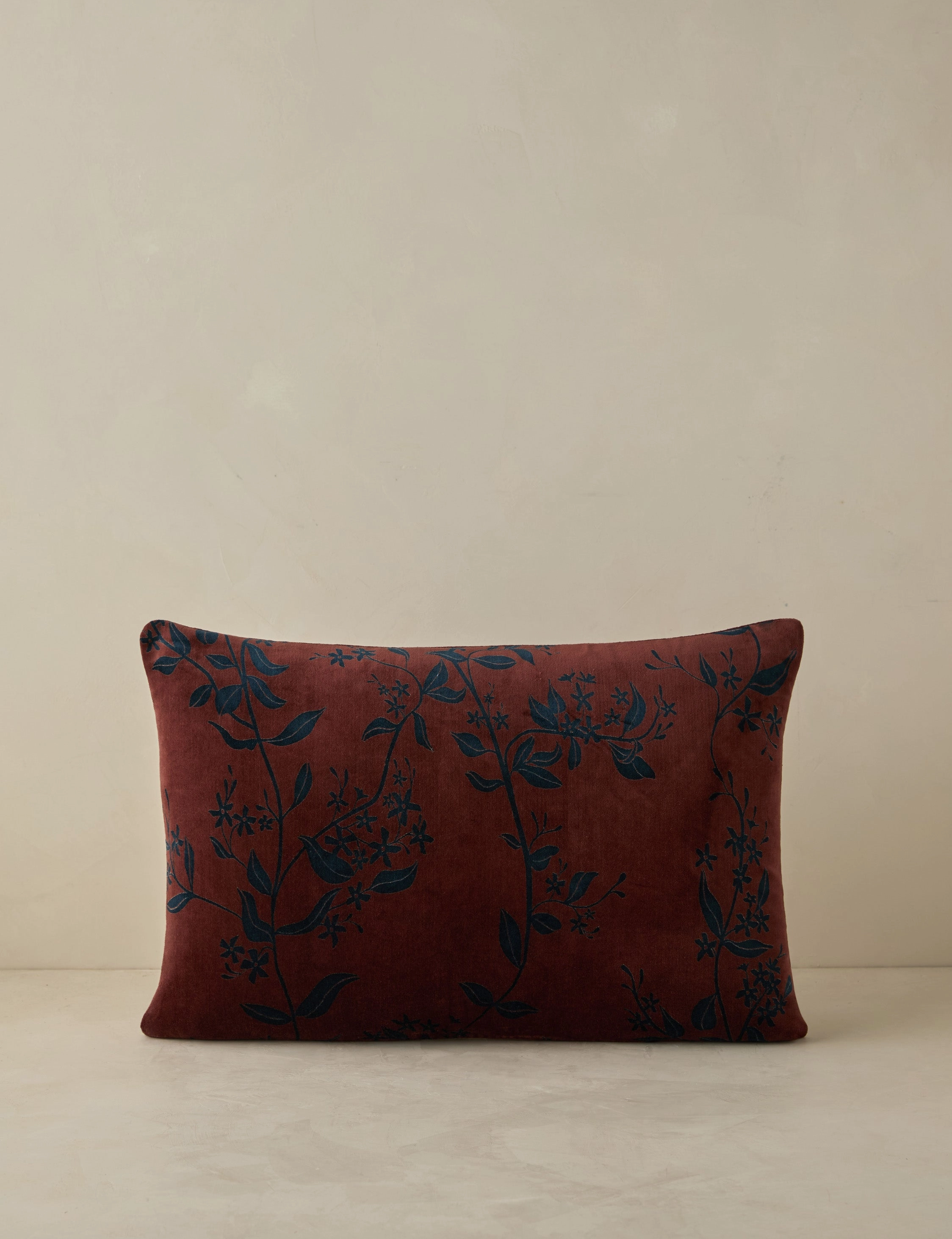 Carmine Velvet Pillow