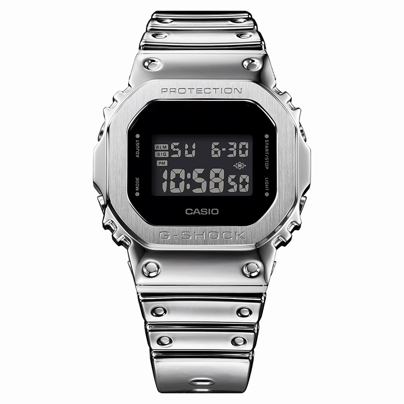 Casio G-Shock Fine Metallic Series G-Steel 5600 Series GM5600YM-8 Watch xld