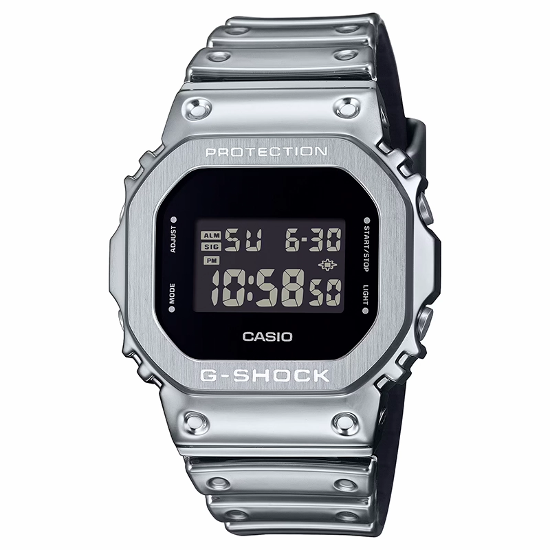 Casio G-Shock Fine Metallic Series G-Steel 5600 Series GM5600YM-8 Watch xld