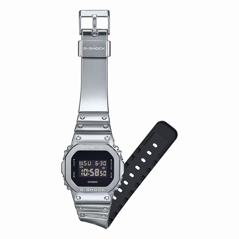 Casio G-Shock Fine Metallic Series G-Steel 5600 Series GM5600YM-8 Watch xld