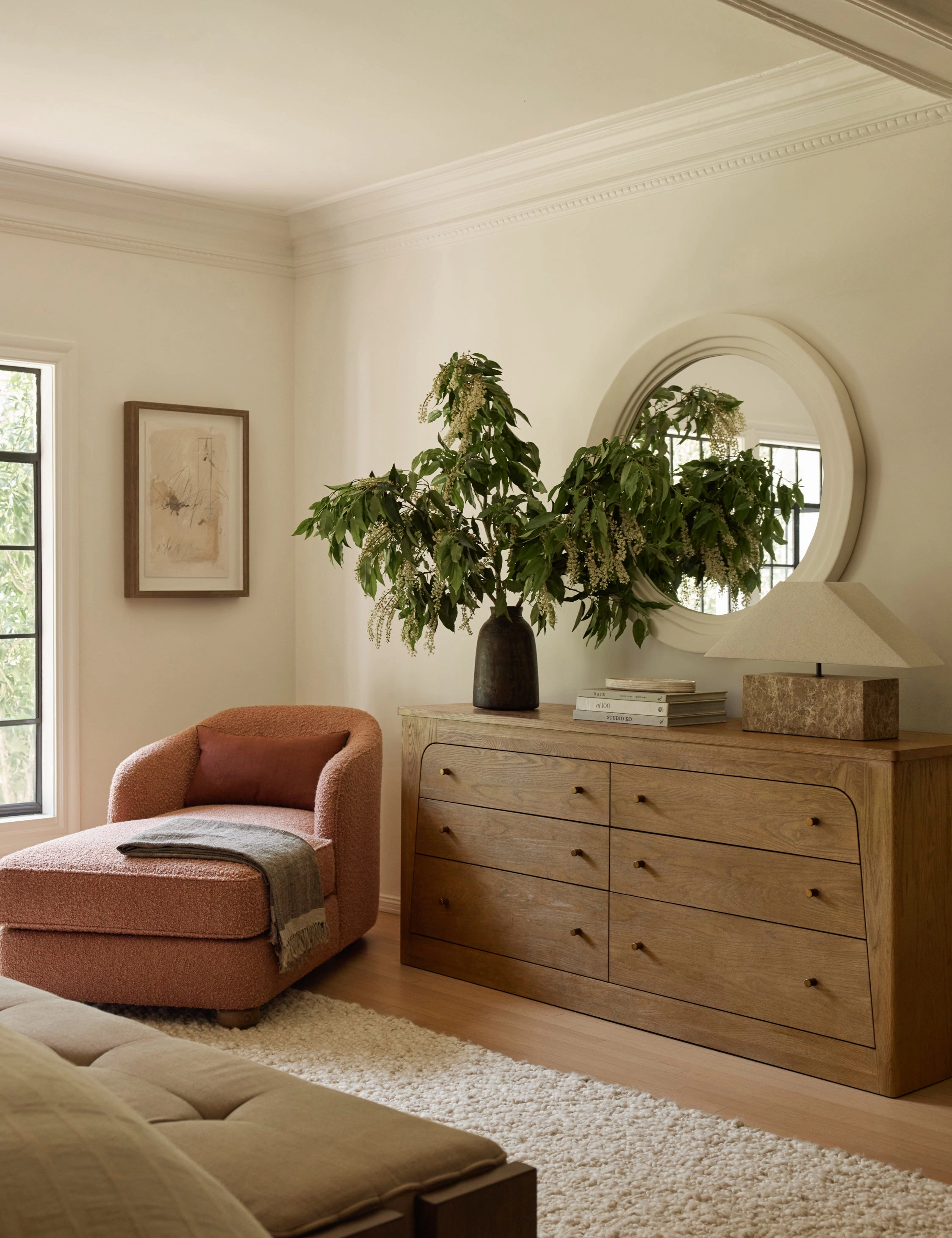 Casso Round Mirror by DISC Interiors