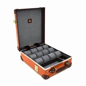 Centenary · 12-Slot Watch Case | Marmalade/Brown