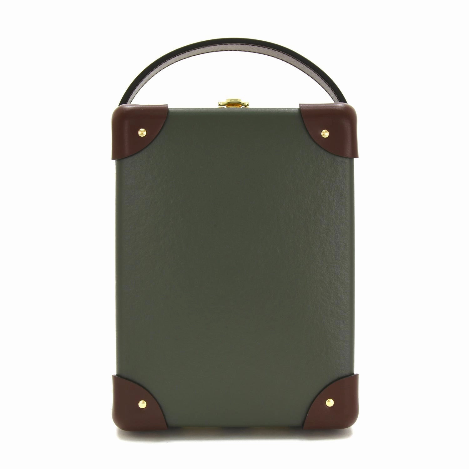 Centenary · 3-Slot Watch Case | Green/Brown