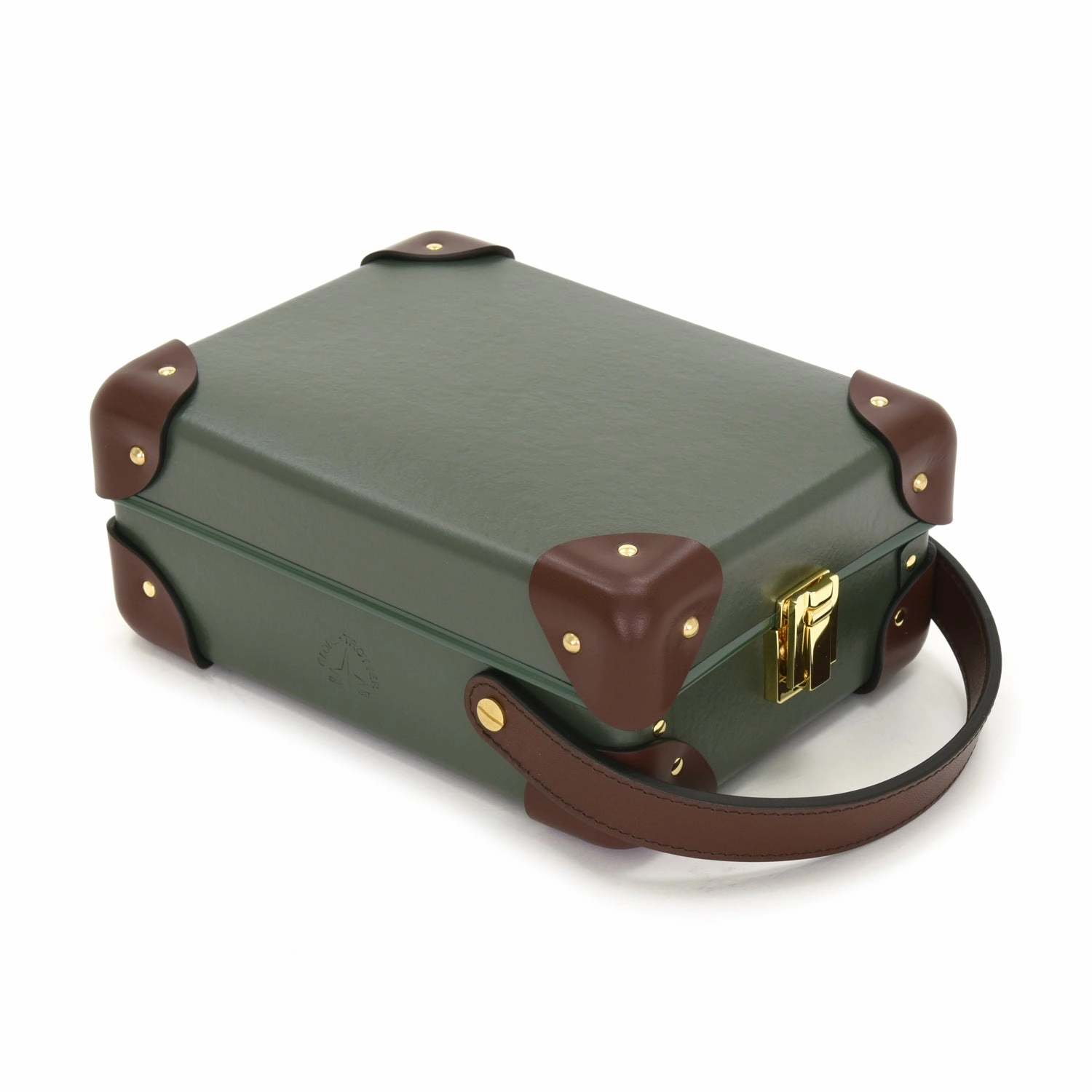 Centenary · 3-Slot Watch Case | Green/Brown