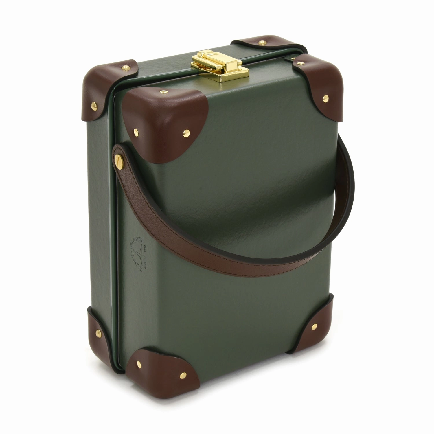 Centenary · 3-Slot Watch Case | Green/Brown