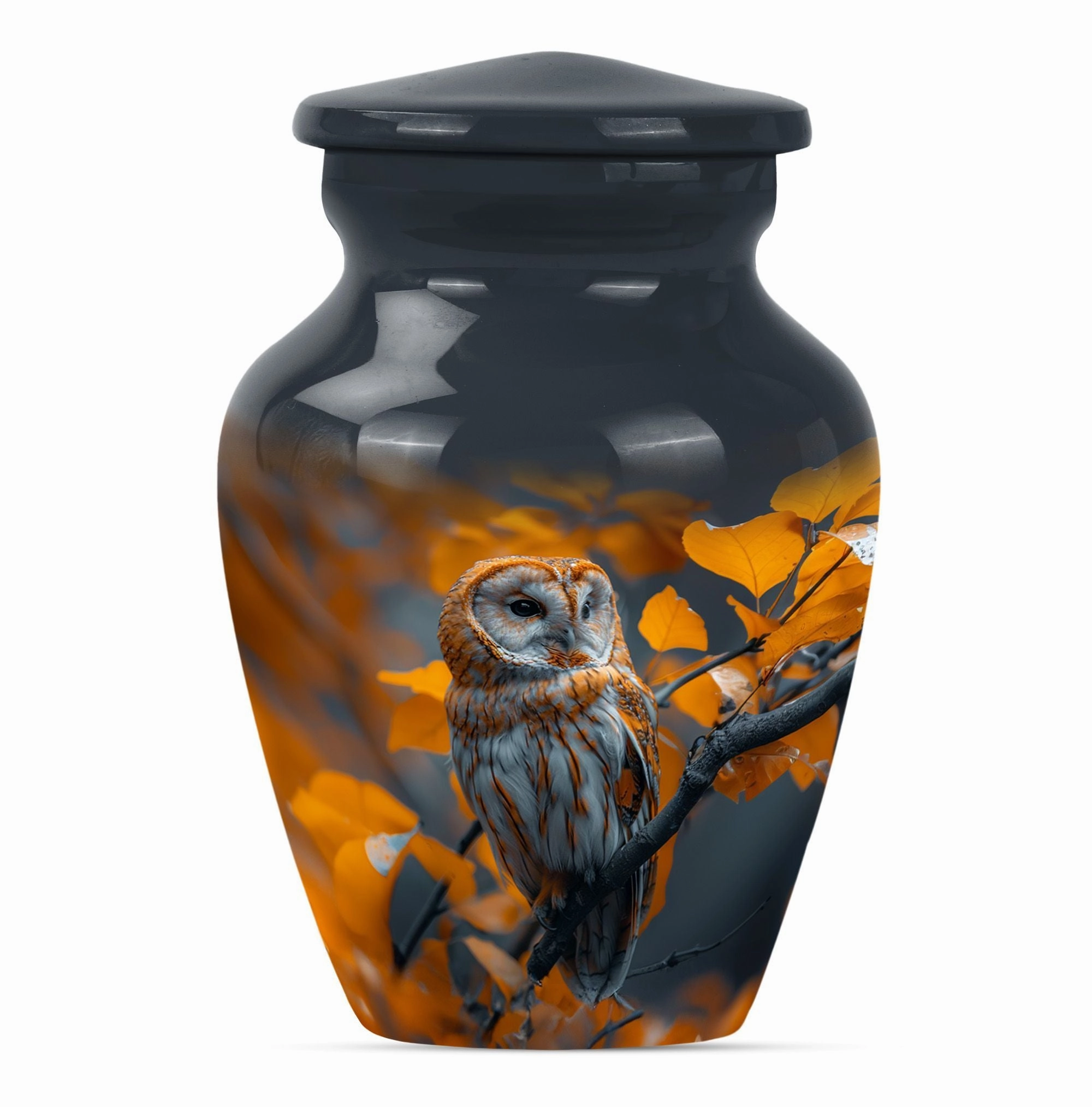 Cherished Remains Owl Urn - Timeless Elegance Cremation