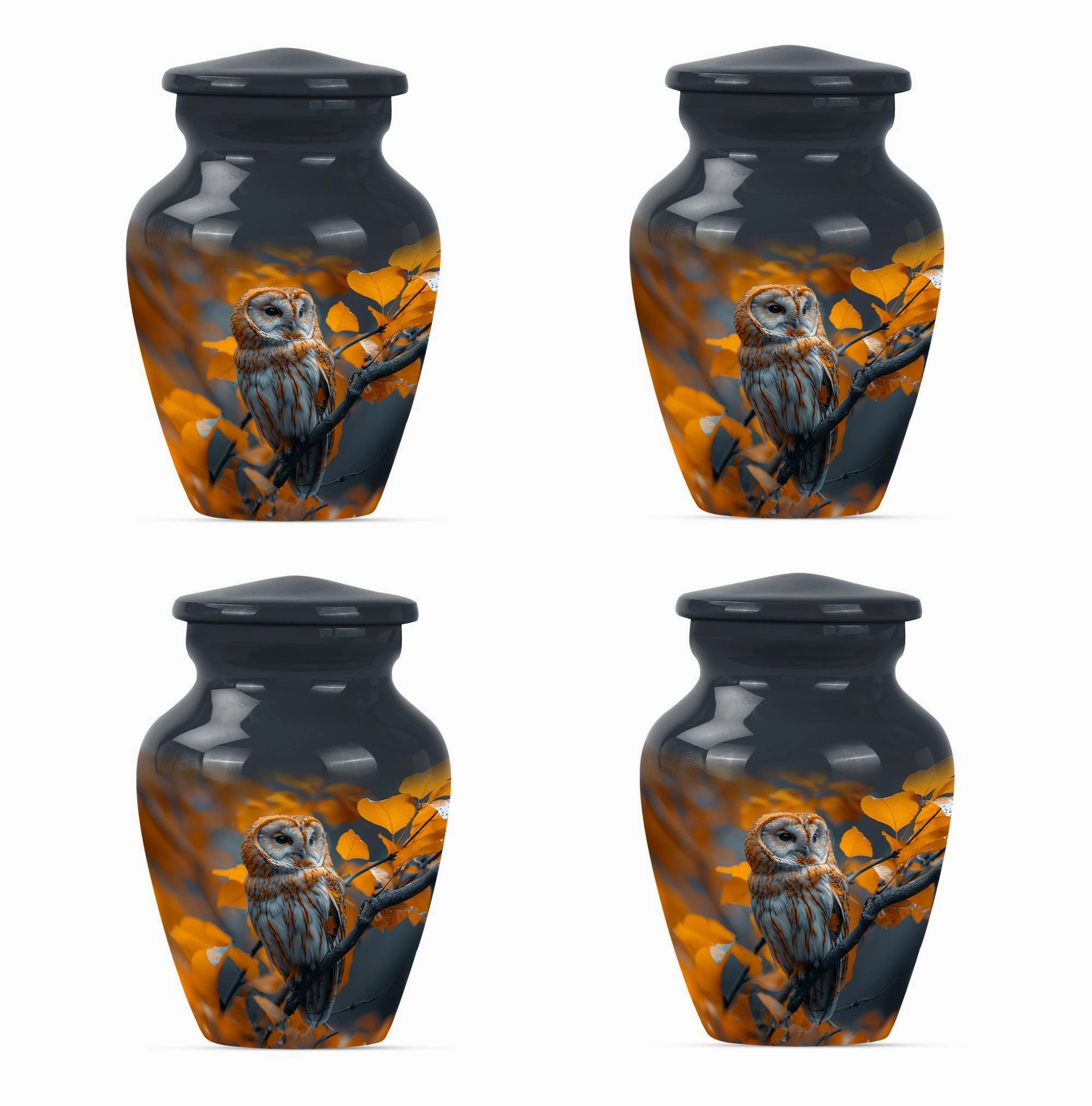 Cherished Remains Owl Urn - Timeless Elegance Cremation