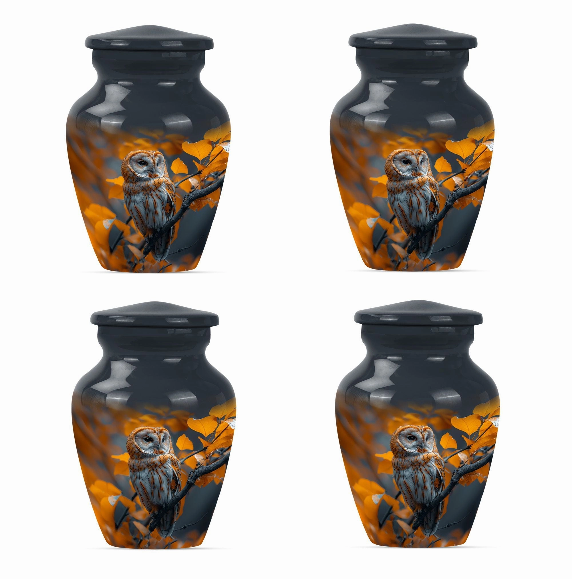 Cherished Remains Owl Urn - Timeless Elegance Cremation