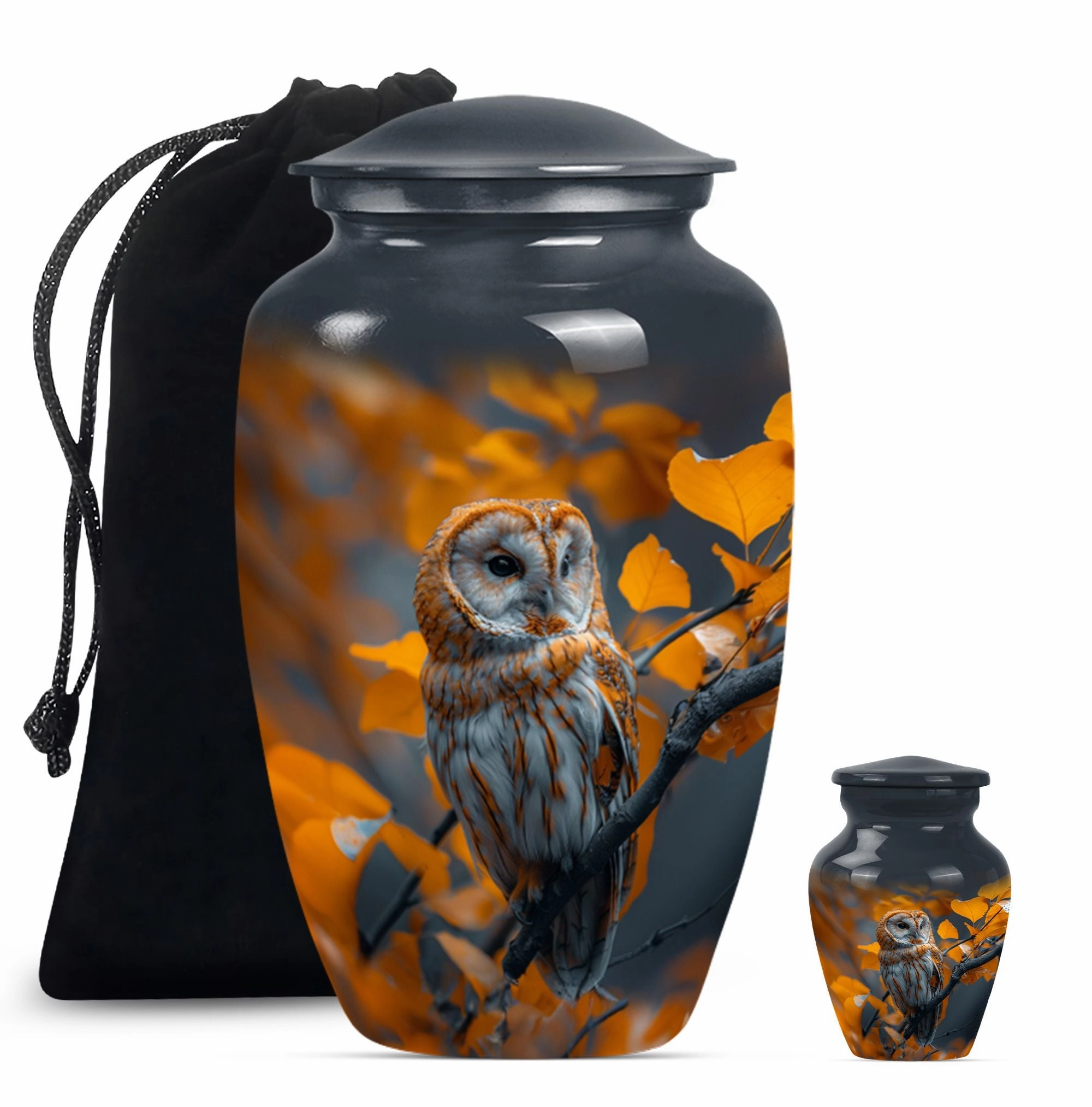 Cherished Remains Owl Urn - Timeless Elegance Cremation