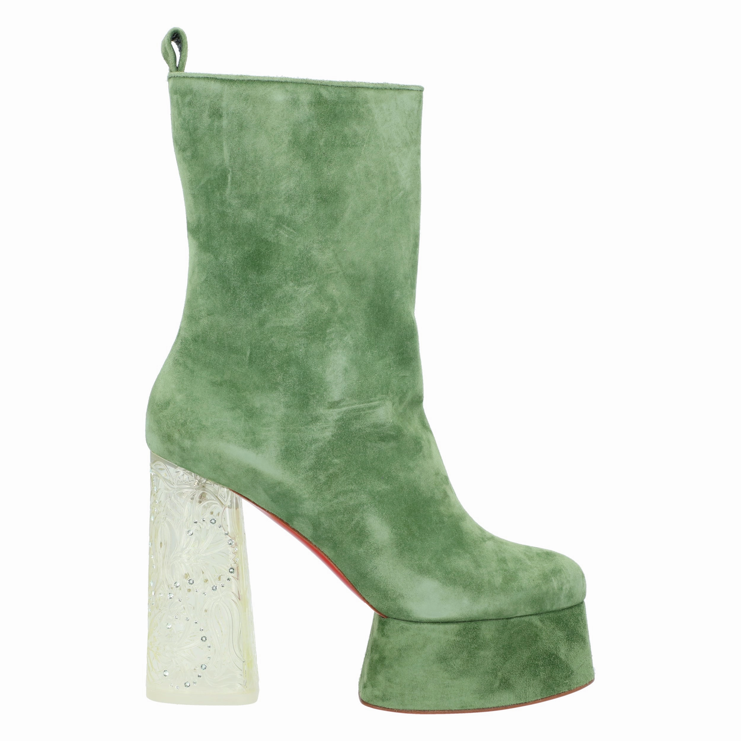 Christian Louboutin Izamayaz GREEN Boot