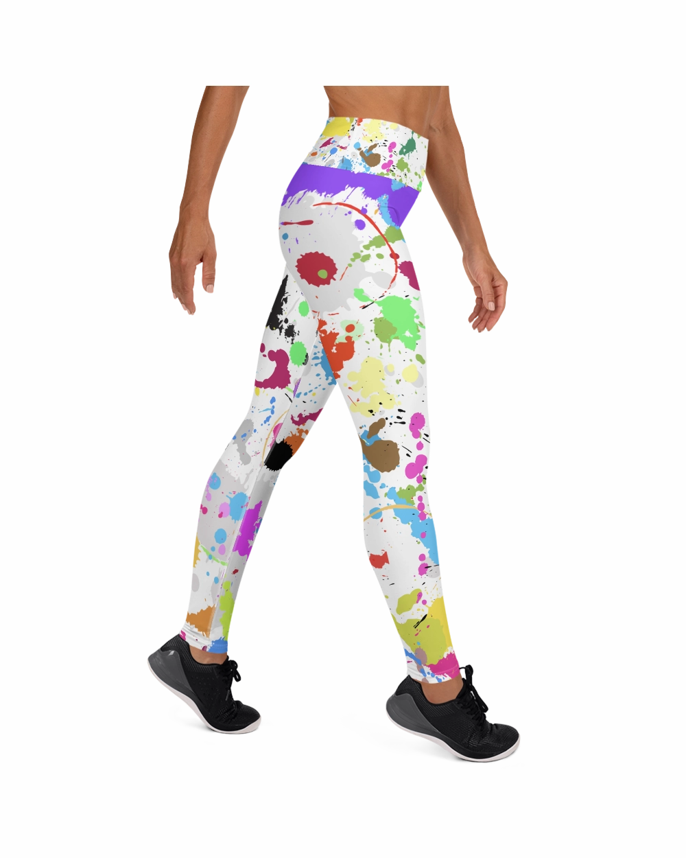 Color Splash Yoga Pants
