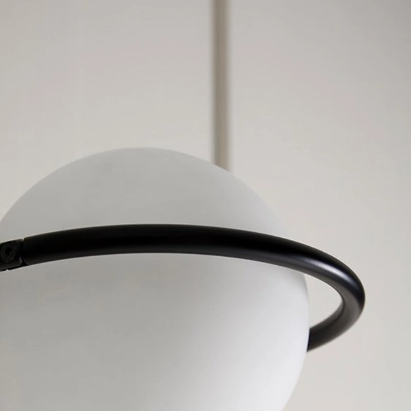Contemporary Opal Orb Wall Light